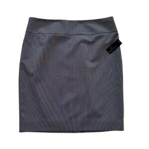 Worthington Skirt Black White Knee Length Career Office Lined Pencil Size 14 NEW